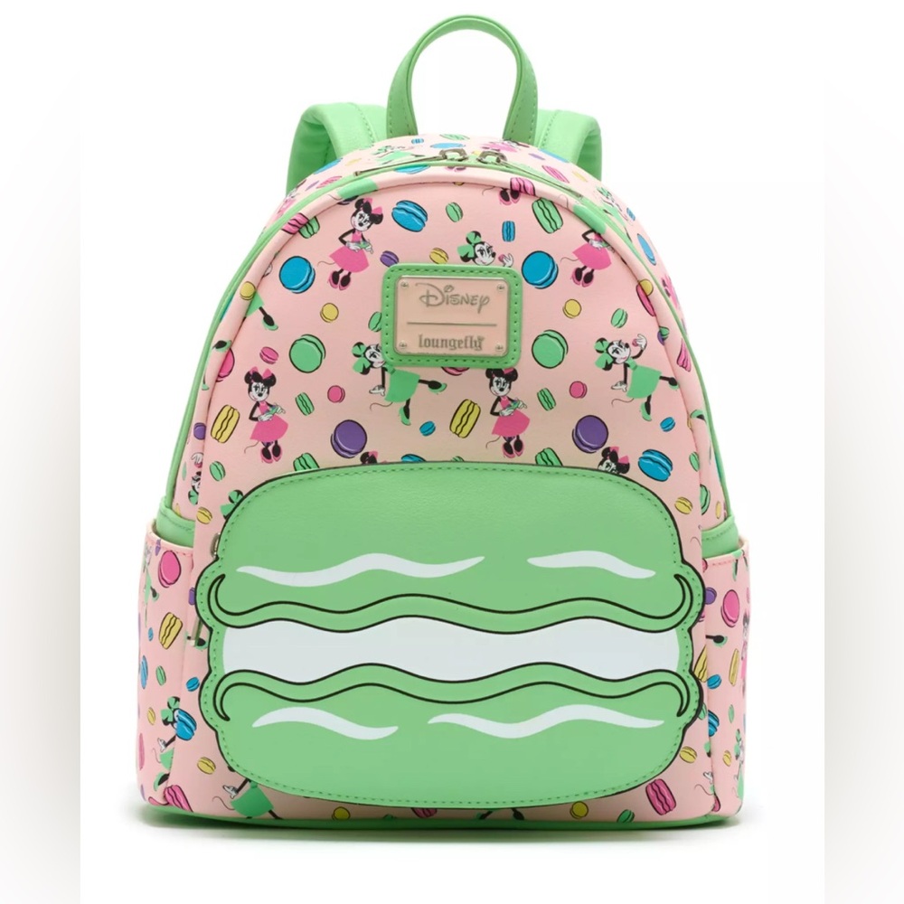 Loungefly Minnie Mouse Paris City Macaron Backpack